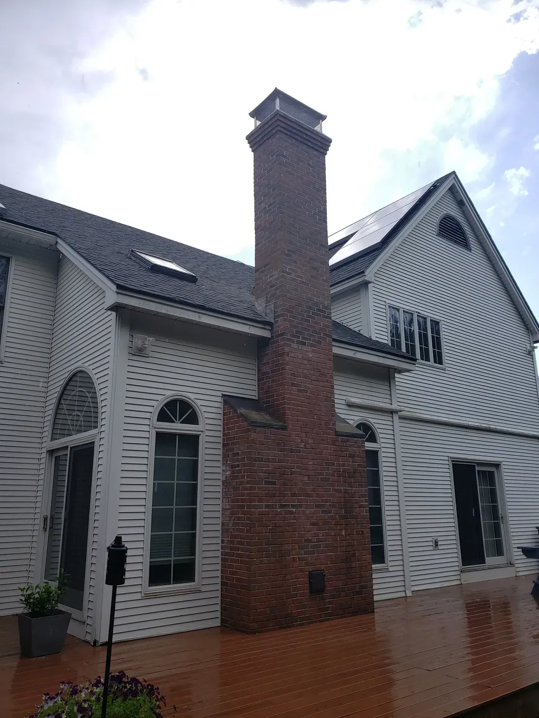 Brick Chimney Exterior