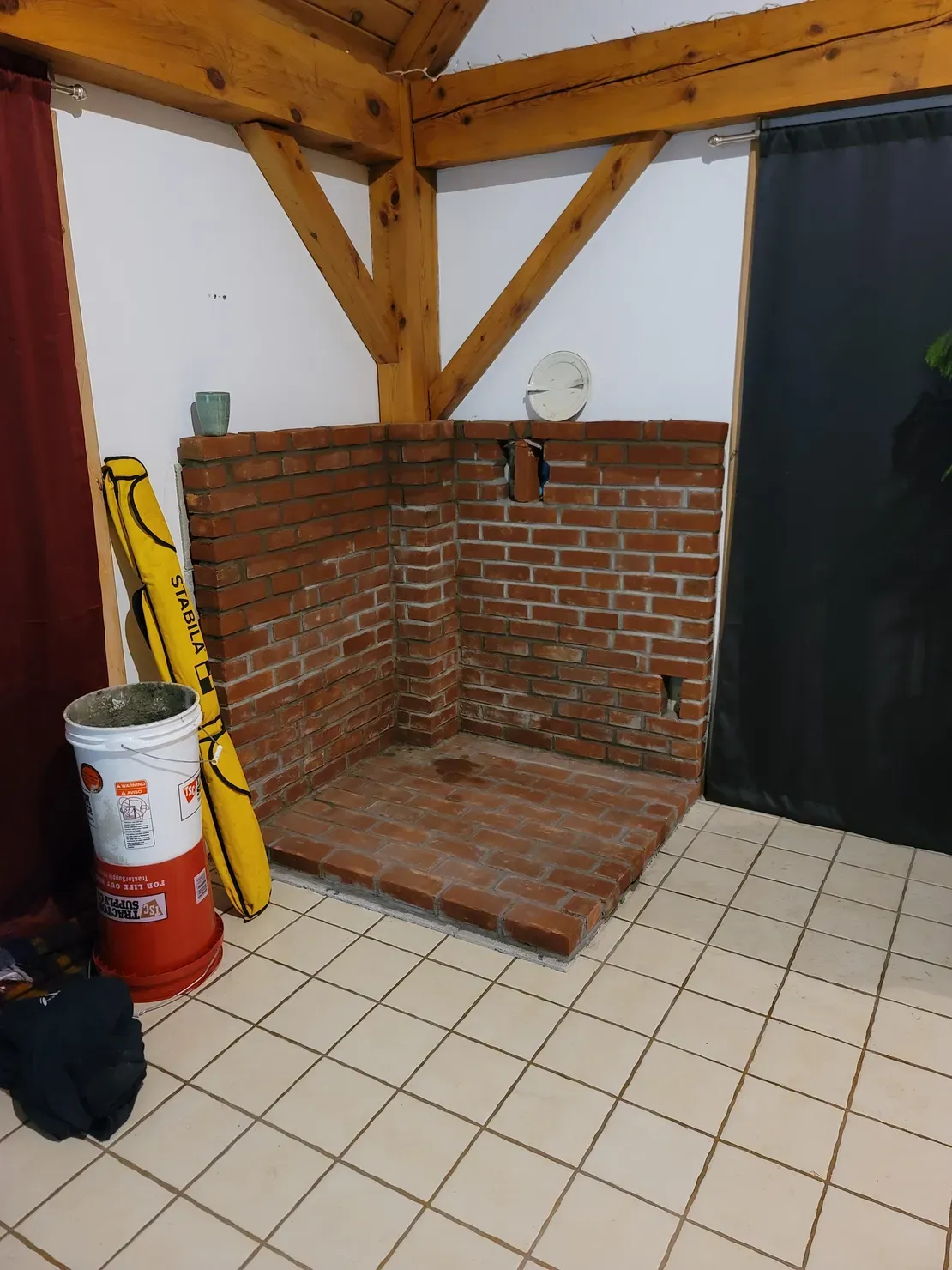 Brick Fireplace Interior